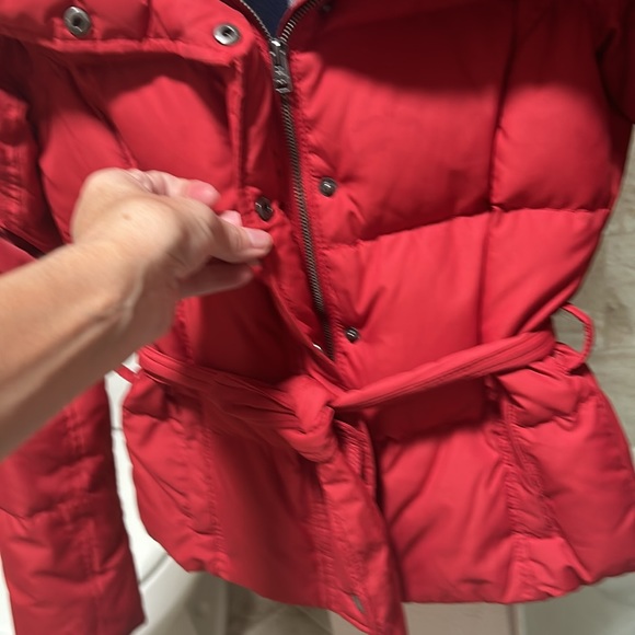 Hollister women’s size medium down winter jacket coat - Picture 3 of 5